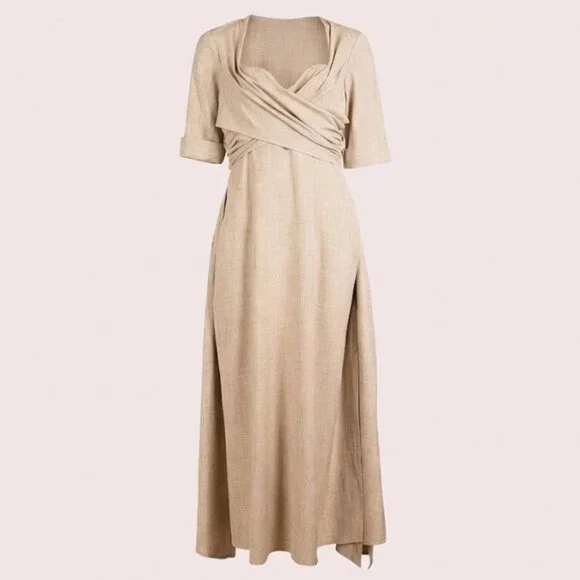 CULT GAIA Agnes Wrap Maxi Dress NWT $558, XS - Picture 2 of 9